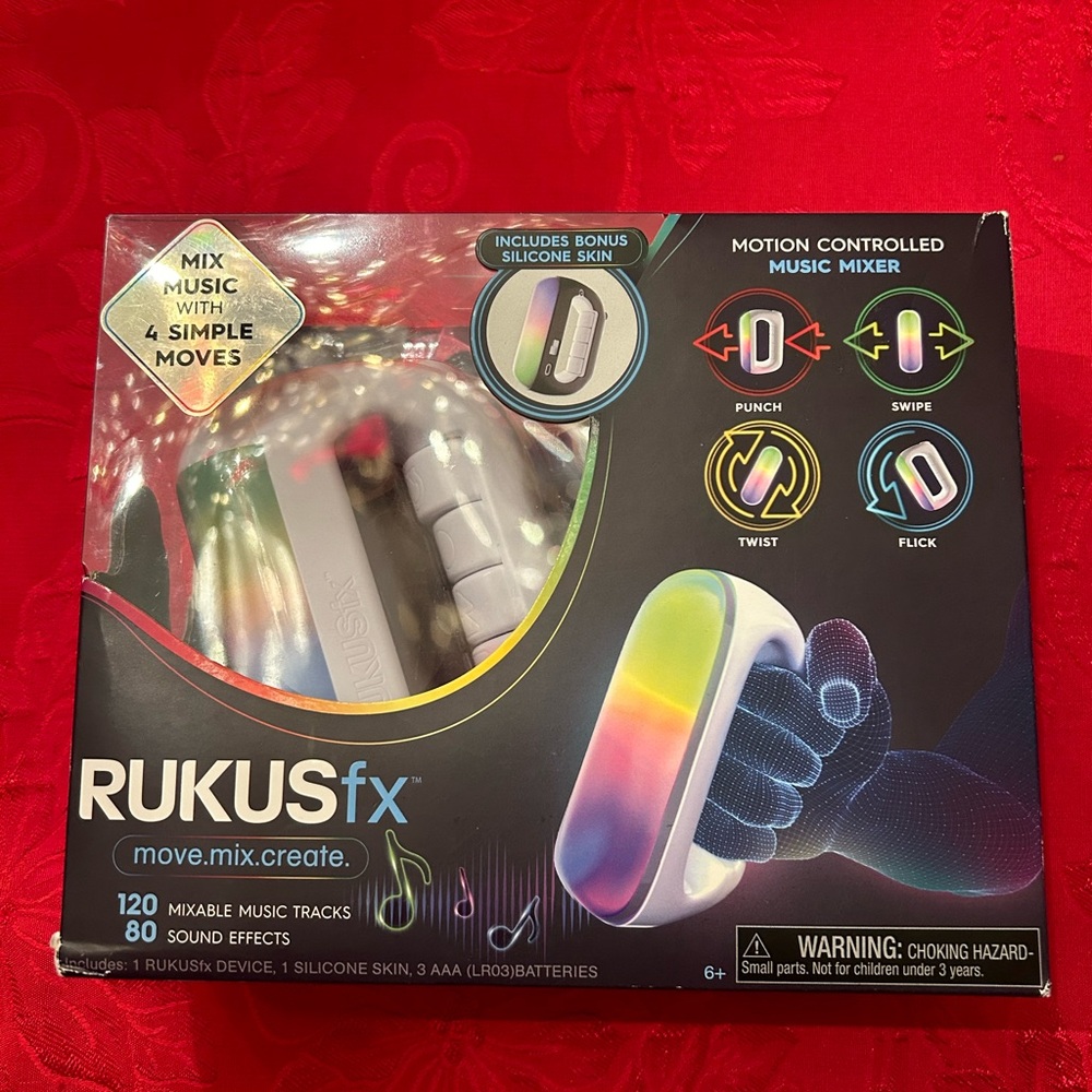 RUKUSfx Motion-Controlled Music Mixer Electronic Game NEW
